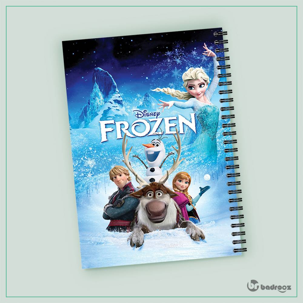 دفتر یادداشت frozen-poster