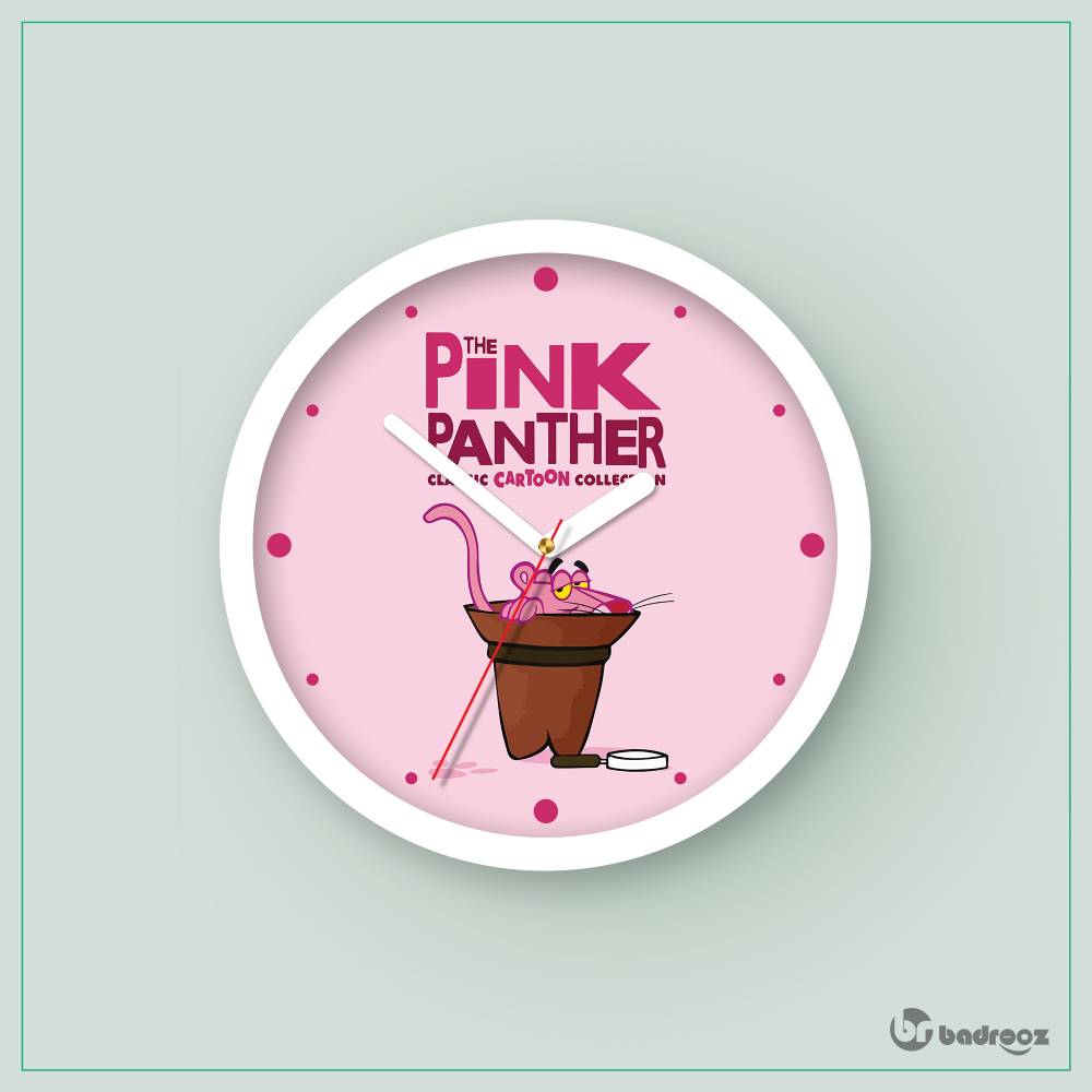ساعت دیواری  pink Panther-cartoon
