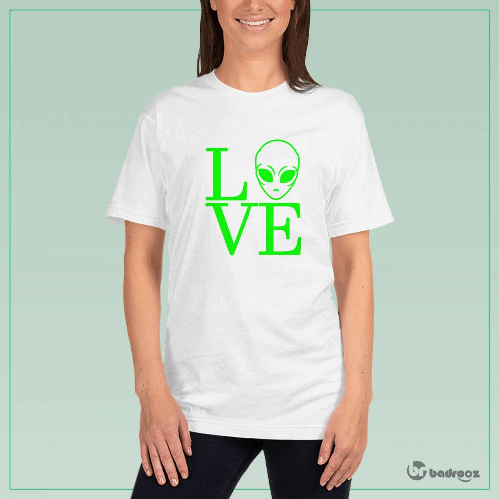 تی شرت زنانه ALIEN-LOVE