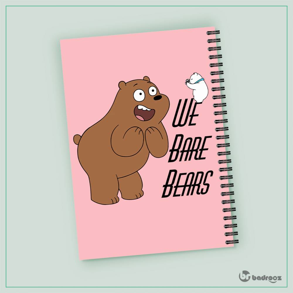 دفتر یادداشت We Bare Bears