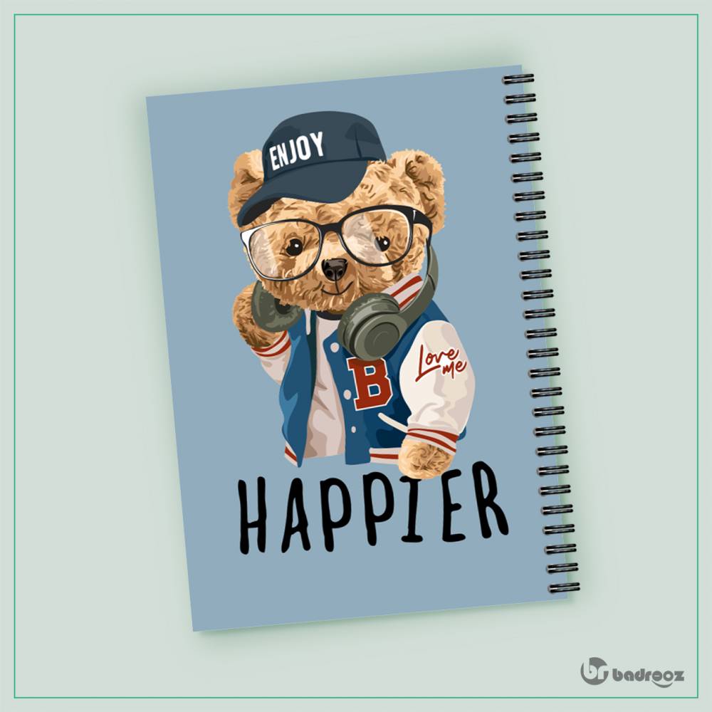 دفتر یادداشت تدی- happier