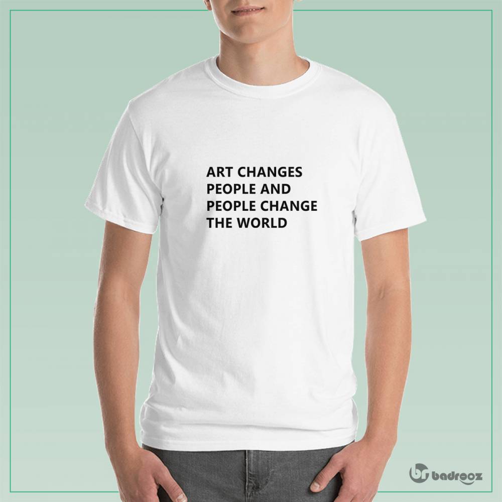 تی شرت مردانه art change people