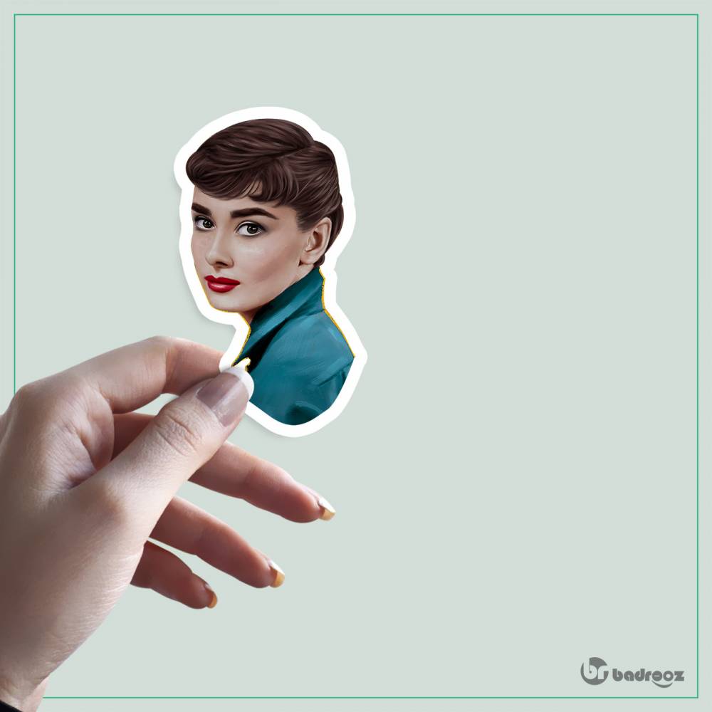 استیکر آدری هپبورن (Audrey Hepburn) 1