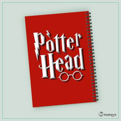 دفتر یادداشت potter head- harry potter