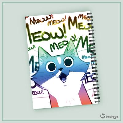 دفتر یادداشت poster cat