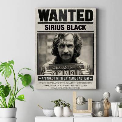 قاب کنواس sirius black - wanted