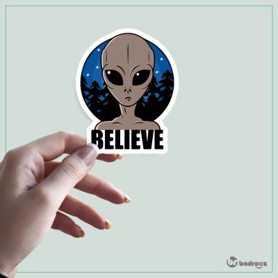 استیکر alien -believe