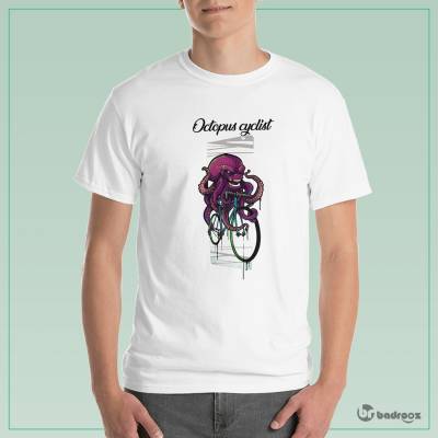 تی شرت مردانه monster octopus cyclist