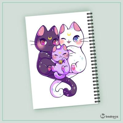 دفتر یادداشت kawaii-گربه دریایی