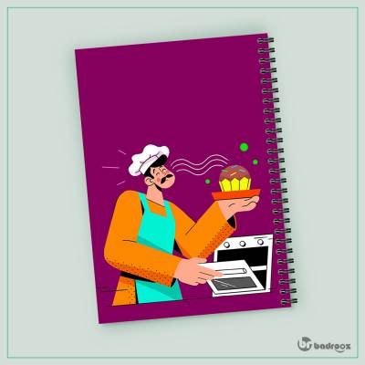 دفتر یادداشت مرد آشپز