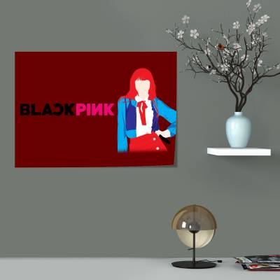 پوستر سیلک Black Pink.01