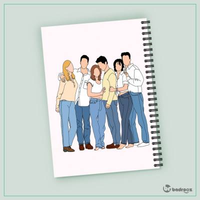 دفتر یادداشت Friends 1