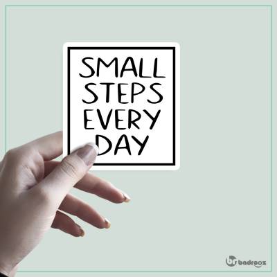 استیکر Small Steps Every Day
