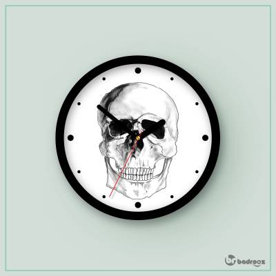 ساعت دیواری  skull1
