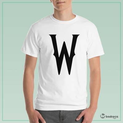 تی شرت مردانه wednesday logo