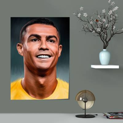 پوستر سیلک كريستيانو رونالدو  - Cristiano Ronaldo