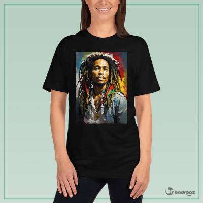 تی شرت زنانه باب مارلی - Bob Marley